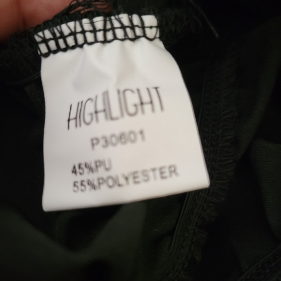 Love Highlight Latex High Rise Shorts Small - Picture 4 of 4